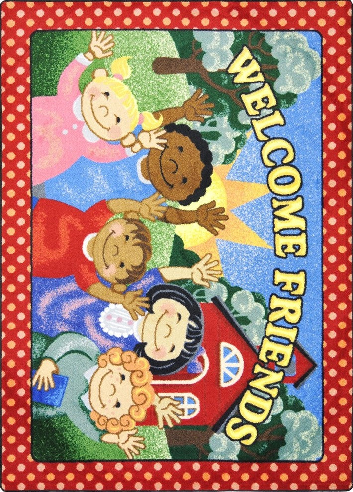 Kid Essentials Rug, School Days, 3'10"x5'4"
