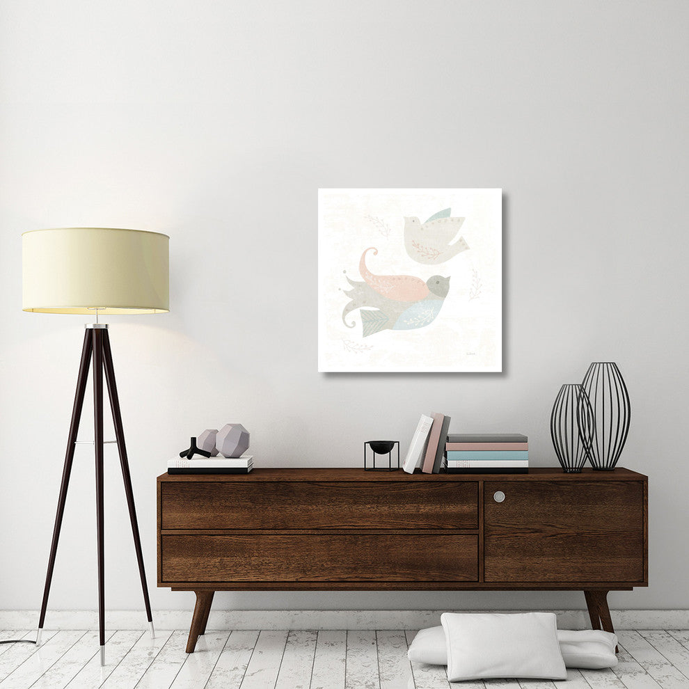 "Cozy Hygge III Dark" Digital Paper Print by Sue Schlabach, 32"x32"