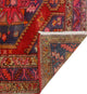 Fine Vintage Distressed Graciela Navy/Burgundy Runner, 4'8x9'11