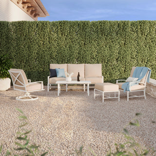 Bristol Plush Comfort Durable Design Outdoor Ottoman