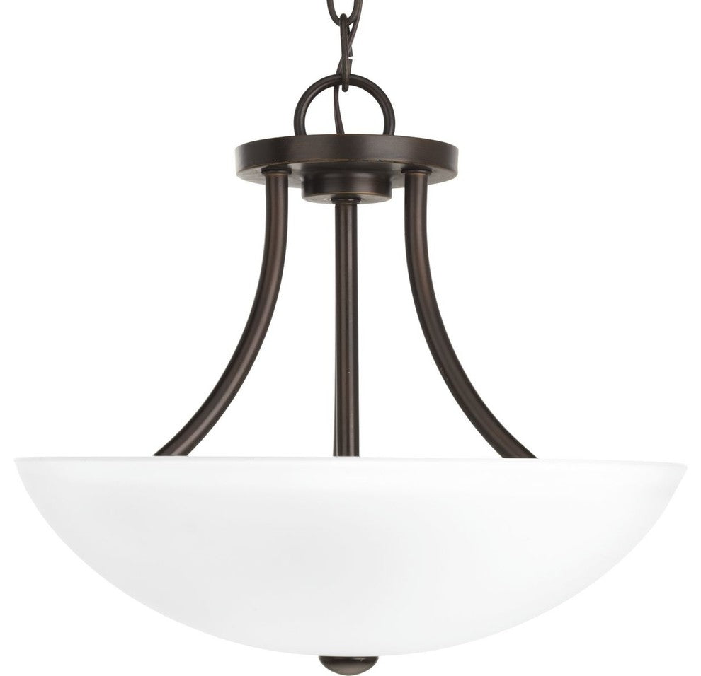 Gather 2-Light Semi-Flush Convertible Light, Antique Bronze