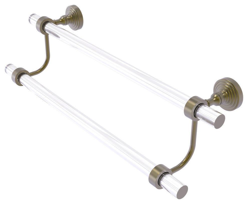 Pacific Grove 36" Double Towel Bar, Antique Brass