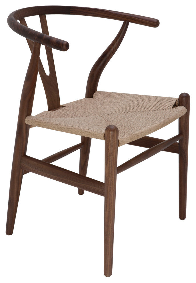 Alban Wishbone Dining Chair, American Walnut