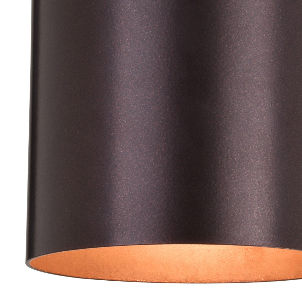 Vaxcel Lighting T0655 Chiasso 7" Tall Outdoor Wall Sconce - Deep - Deep Bronze