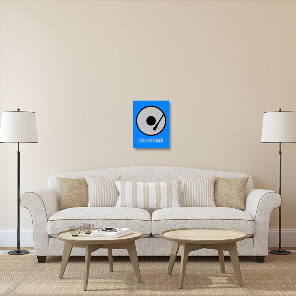 "Stay On Track Vinyl Poster 2" Fine Art Print