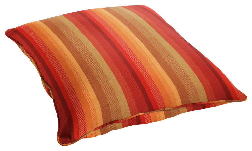 Sunbrella Outdoor Corded Floor Pillow, Single, Astoria Sunset