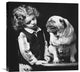"If You Love Me You Can Talk To Me" Canvas Giclee by Zachar Rise, 22"x22"