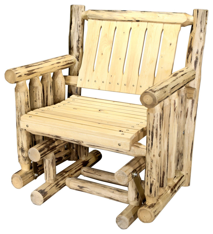 Montana Collection Single Seat Glider, Exterior Finish