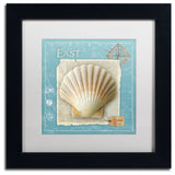 'Points East' Matted Framed Canvas Art by Belinda Aldrich