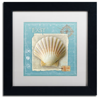 'Points East' Matted Framed Canvas Art by Belinda Aldrich