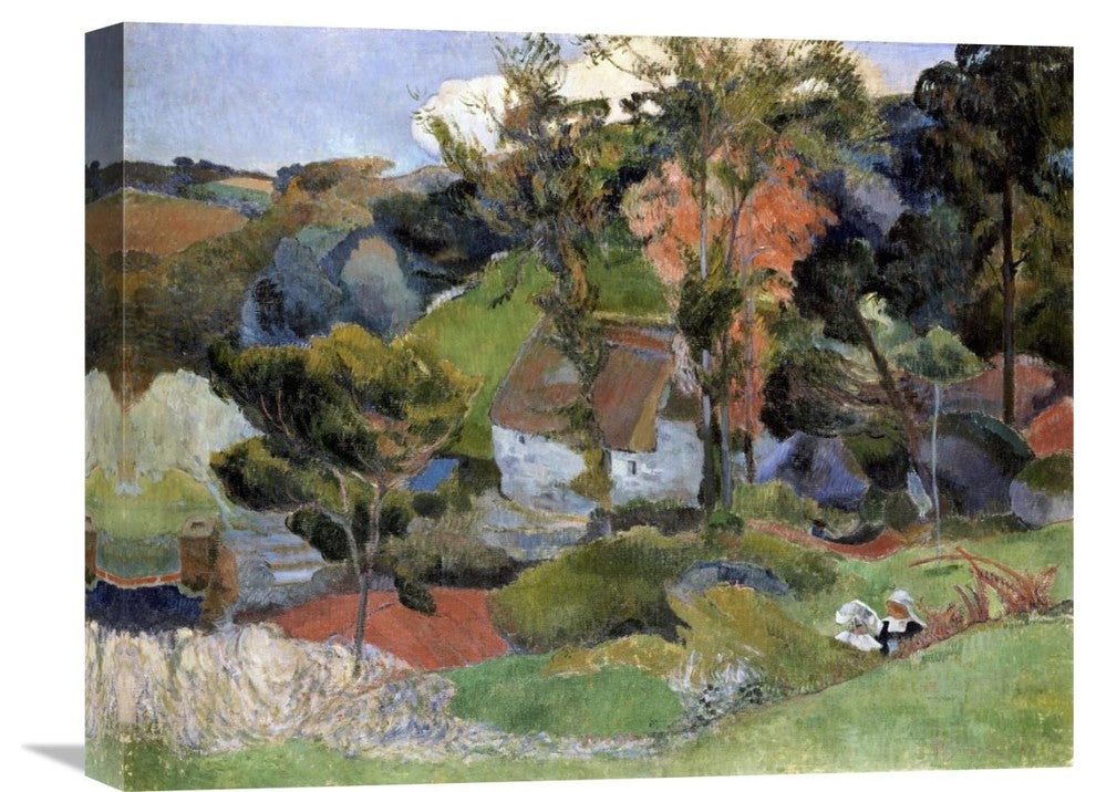 "Landscape at Pont Aven" Artwork, 22" x 17"