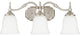 Quoizel TT8743BN Three Light Bath Fixture Tritan Brushed Nickel