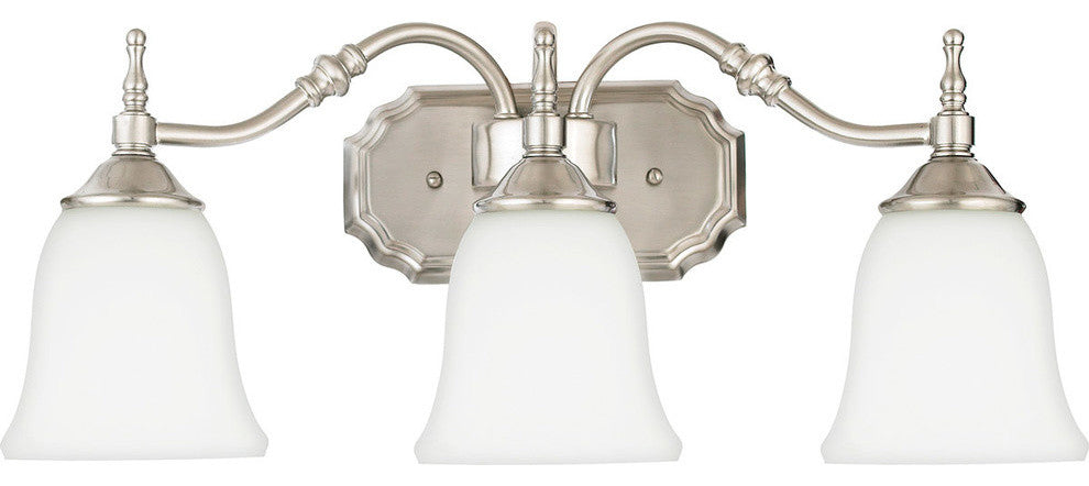 Quoizel TT8743BN Three Light Bath Fixture Tritan Brushed Nickel