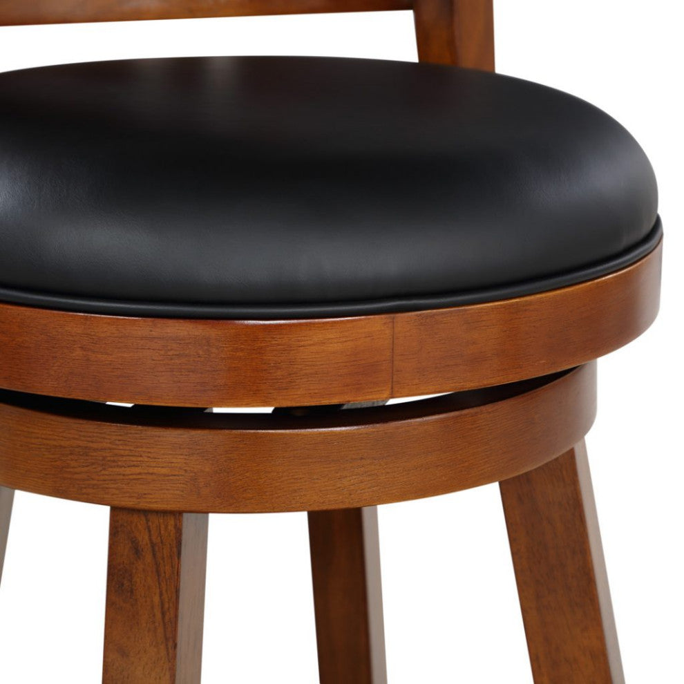 Avianna Swivel Stool, Cherry, Counter Height