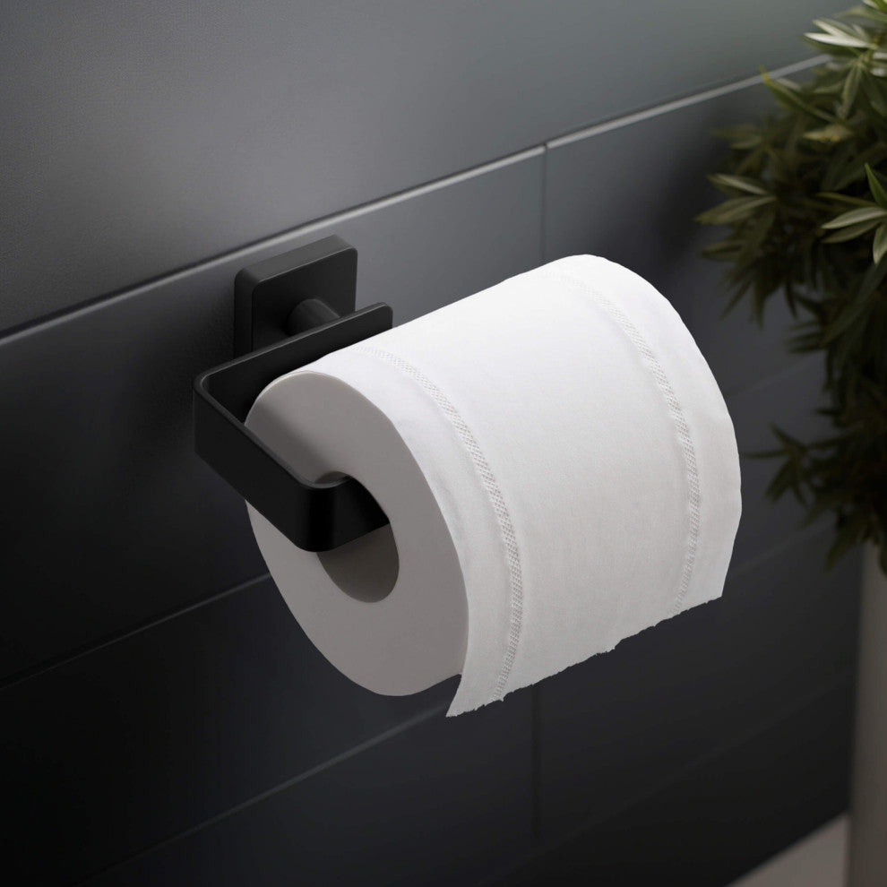 Blaze 2 Piece Bathroom Hardware Set, Matte Black
