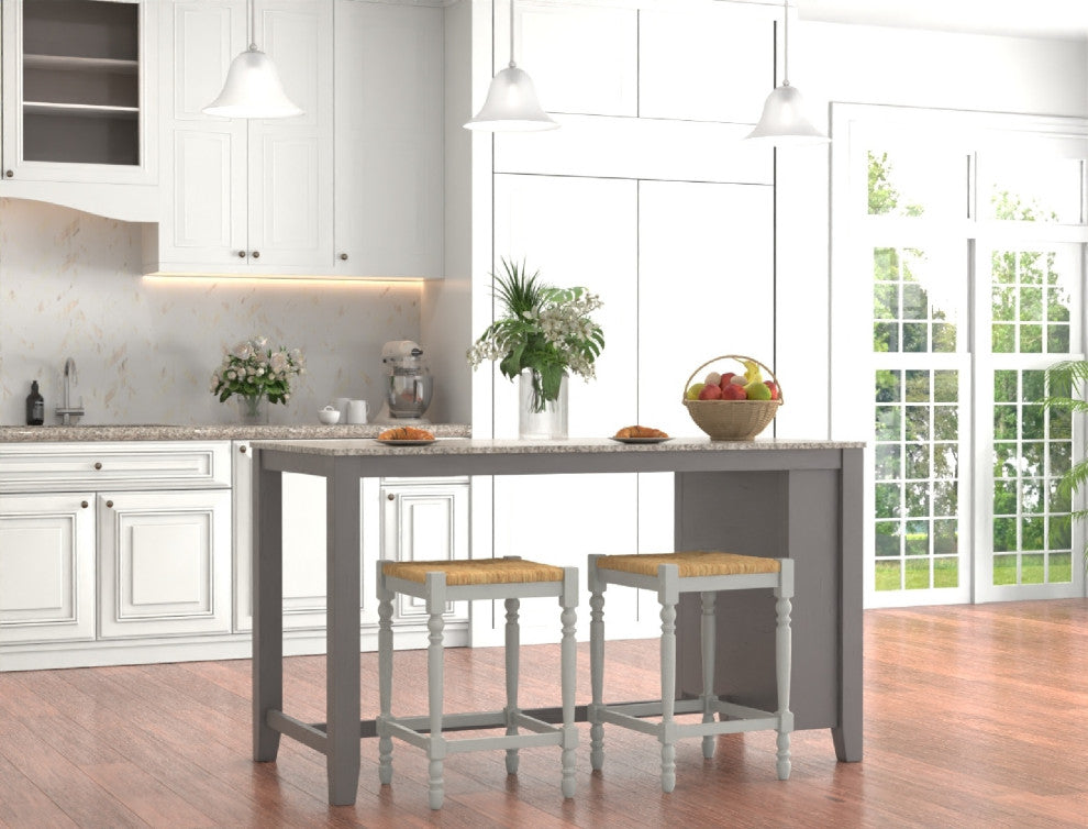 Thomasville Rta 24" Counter Stool, Antique White