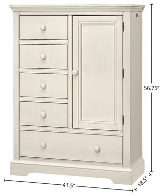 Hanley Wood Chifferobe, Chalk