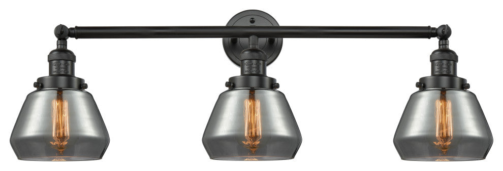 Innovations Lighting 205-Bk-S-G173-Led 3 Light Dimmable Led Bathroom Fixture