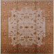 Ahgly Company Indoor Square Mid-Century Modern Area Rugs, 3' Square