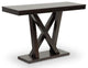 Baxton Studio Everdon Dark Brown Modern Sofa Table