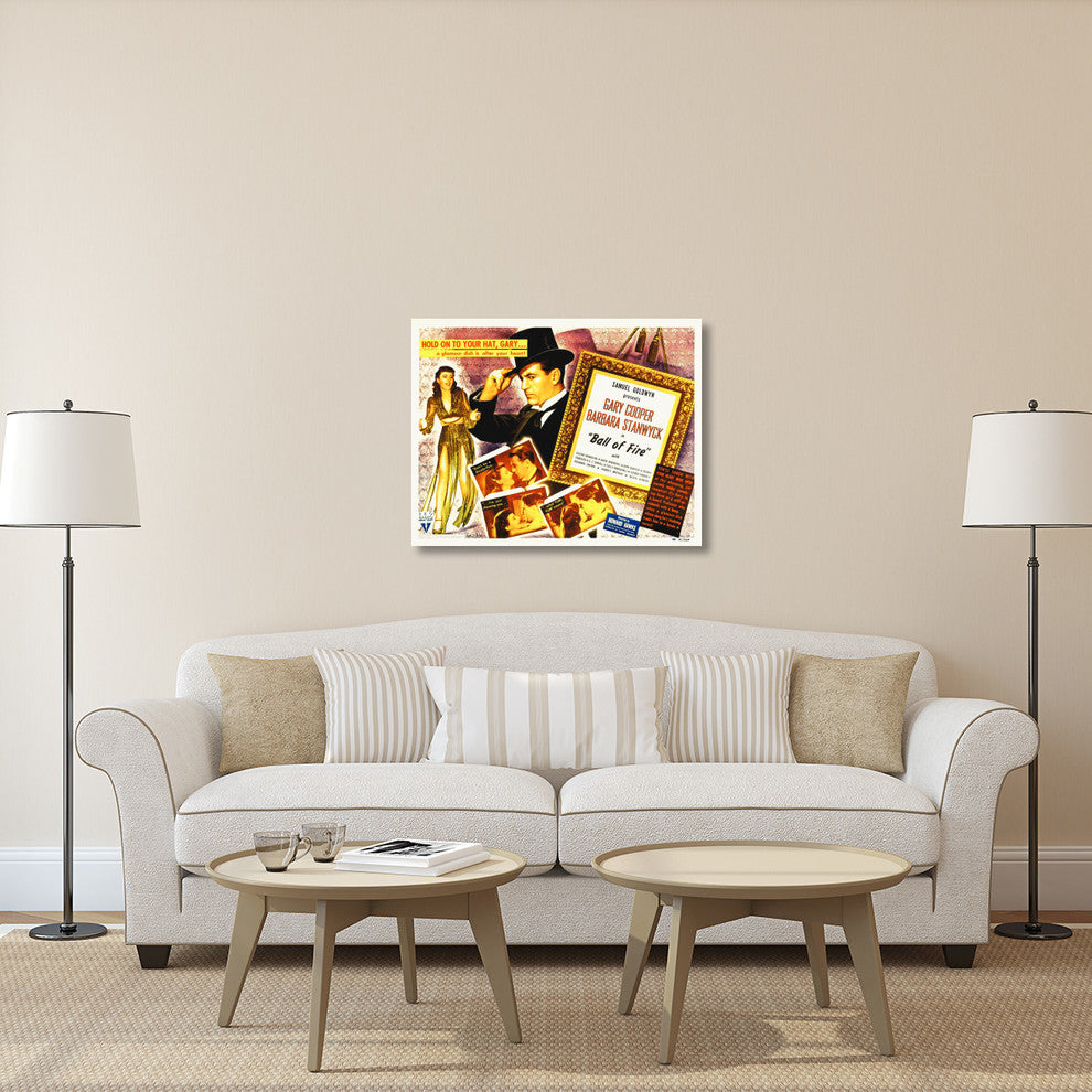 "Ball of Fire" Stretched Canvas Giclee by Hollywood Photo Archive, 40x31"