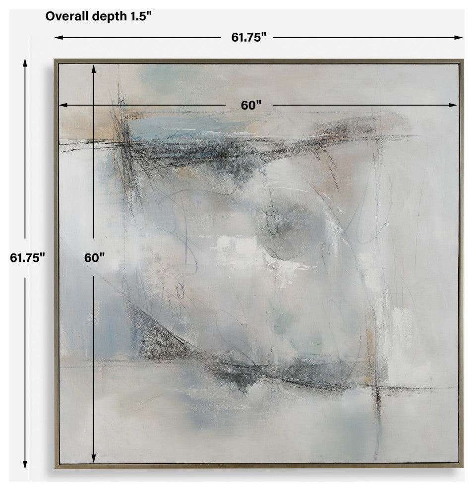 Uttermost Contort Hand Painted Abstract Art