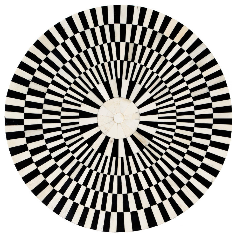 Rimma Bone Inlay Side Table