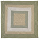 Colonial Mills Montego MG19 Lily Pad Green Indoor/Outdoor Area Rug, Square 4'x4'