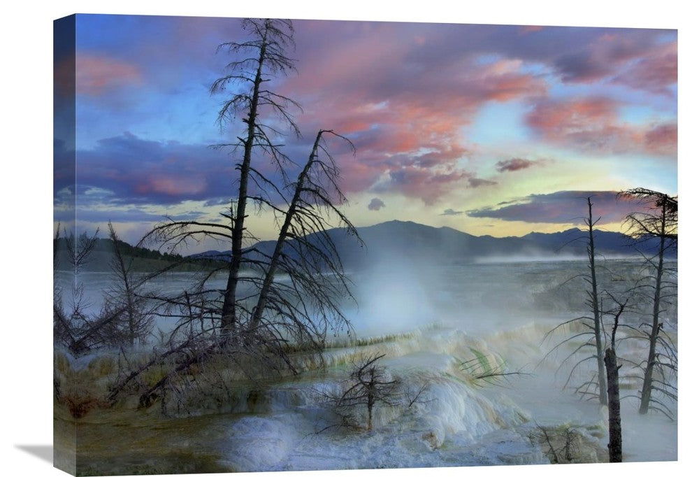 "Travertine Formations, Yellowstone National Park, Wyoming" Artwork