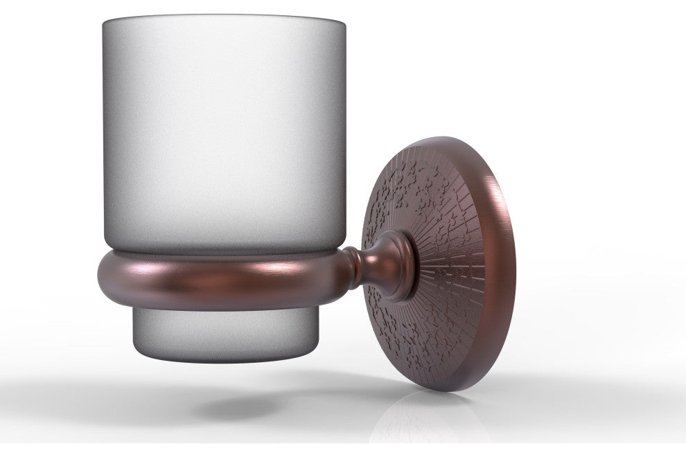 Monte Carlo Wall Mounted Tumbler Holder, Antique Copper