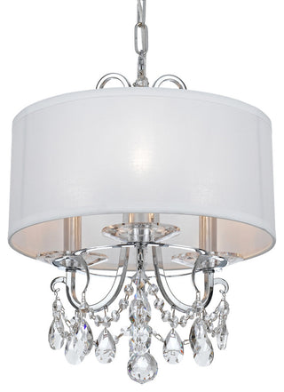 Othello 3-Light Mini Chandelier, Polished Chrome
