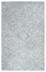 Rizzy Home Brindleton BR362A Blue Trellis Area Rug, Rectangular 9'x12'