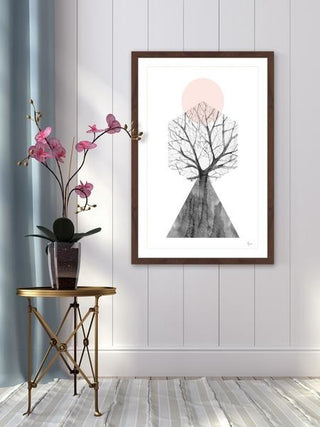 "Three Worlds" Framed Painting Print, 24"x36"