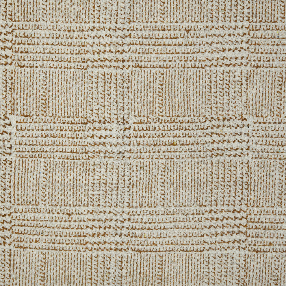 DUNE Briel Area Rug, Brown, 5' x 7'6", Geometric