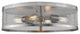 Meshsmith 4 Light Flush Mount in Brushed Nickel