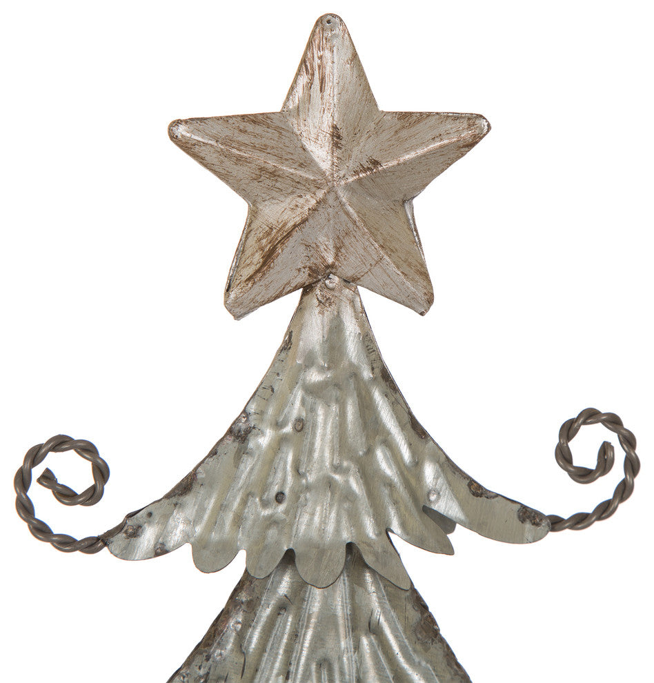 20"H Galvanized Metal Table Tree