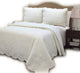 Serenity Ivory 100% Cotton Quilt Set, King Set