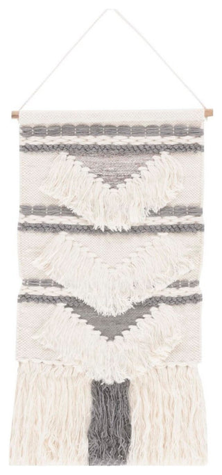Safavieh Sedona Amael Woven Wall Art Ivory/Grey 32" X 39"