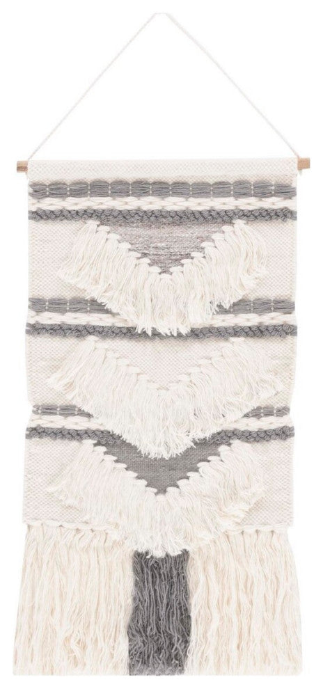 Safavieh Sedona Amael Woven Wall Art Ivory/Grey 32" X 39"