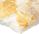 Luxury Throw Pillow Covers 22" x 22" Cushion Cover Ivory Silk Floral - Dandelion
