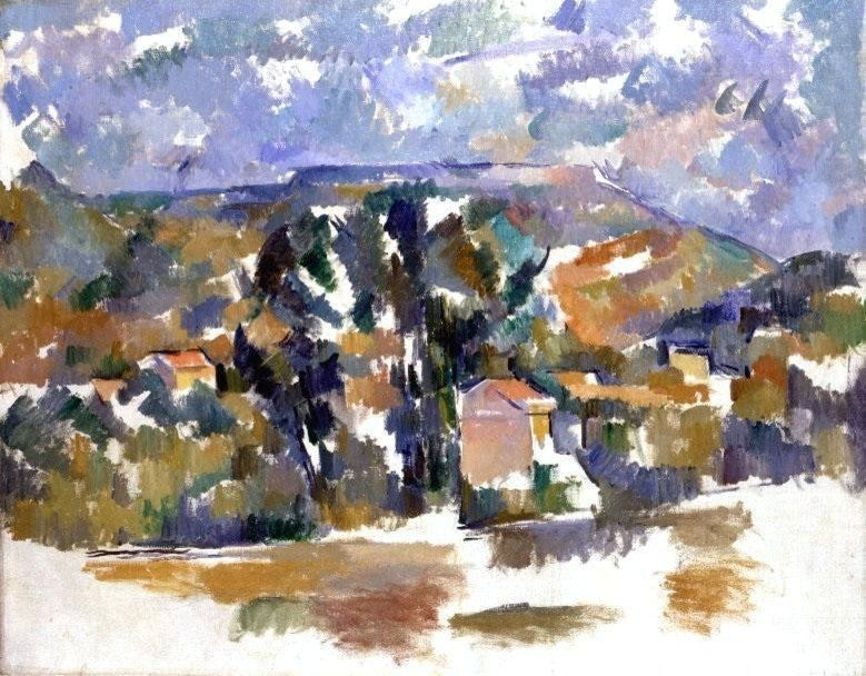 Paul Cezanne Mont Sainte-Victoire Seen from Les Lauves Wall Decal