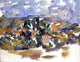 Paul Cezanne Mont Sainte-Victoire Seen from Les Lauves Wall Decal