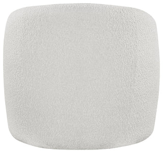 Acadia Boucle Fabric Upholstered Accent Chair, Cream