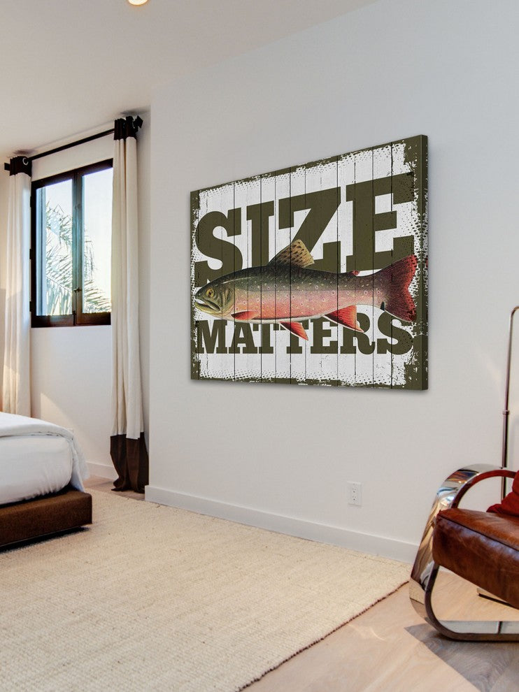 "Size Matters" Painting Print on Canvas by Saturday Evening Post