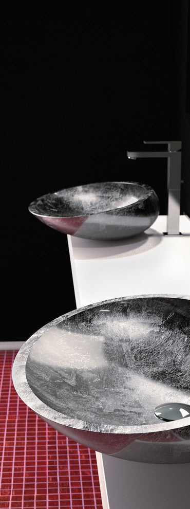 Valentino Vessel Sink, Silver