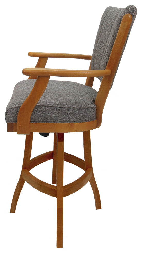 Classic Counter Bar Stools 26" 30" Extra Tall 34", Mojave Grey - Honey, 34"