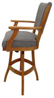 Classic Counter Bar Stools 26" 30" Extra Tall 34", Mojave Grey - Honey, 34"