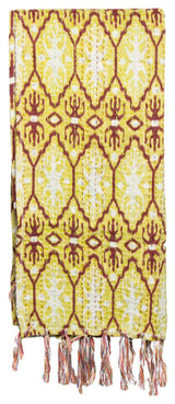 Kantha Cotton Bed Runner, 18"x72"