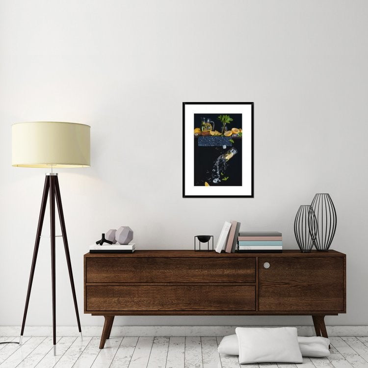"Lemonade From The Top Shelf" Framed Digital Print by Dina Belenko, 24x32"