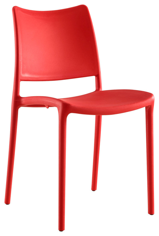 Hipster Dining Side Chair, Red